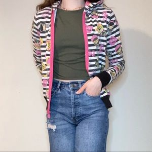 Girls Zip up Lightweight Jacket Size 14